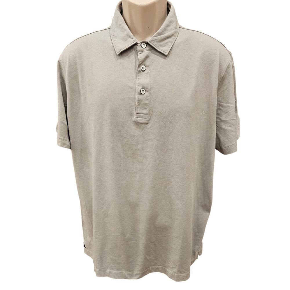 Untuckit sz XL Peruvian cotton soft grey career casual comfort preppy everyday